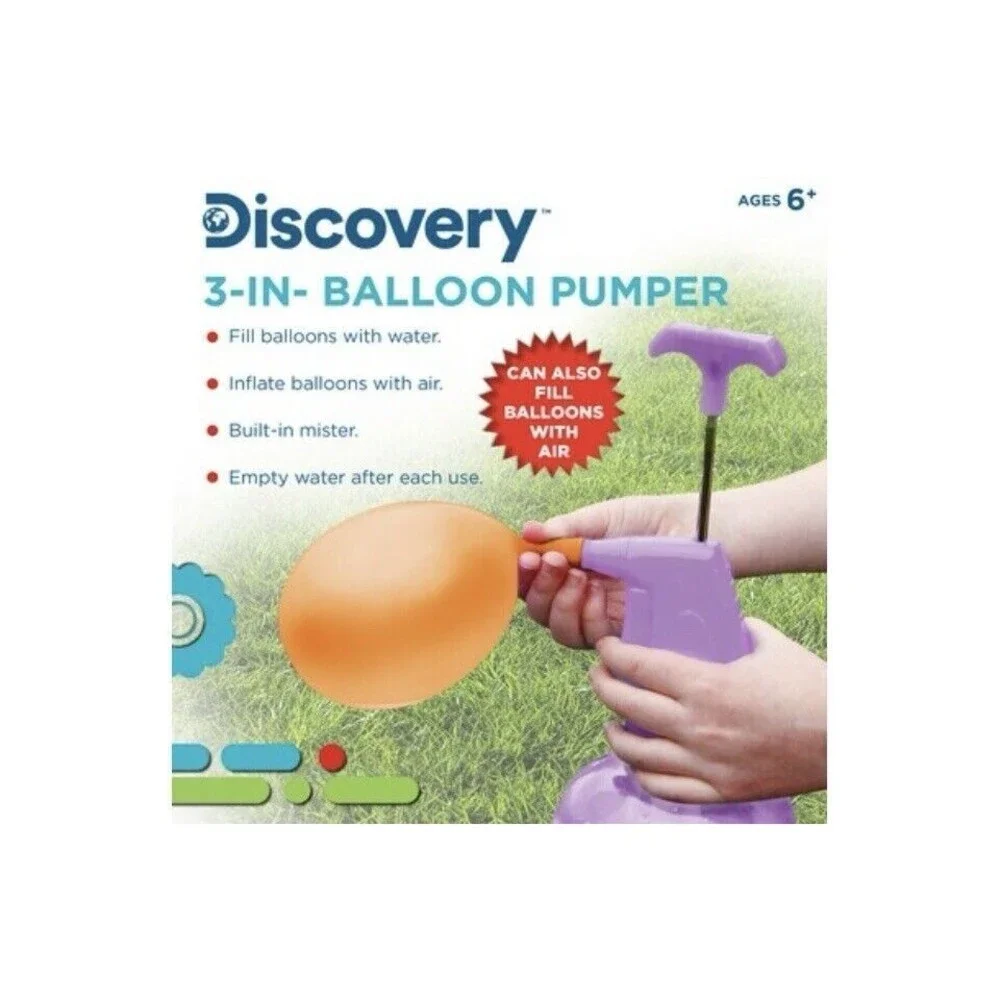 Balloon Pumper  3 in 1 Discovery Kids/w 250 Balloons